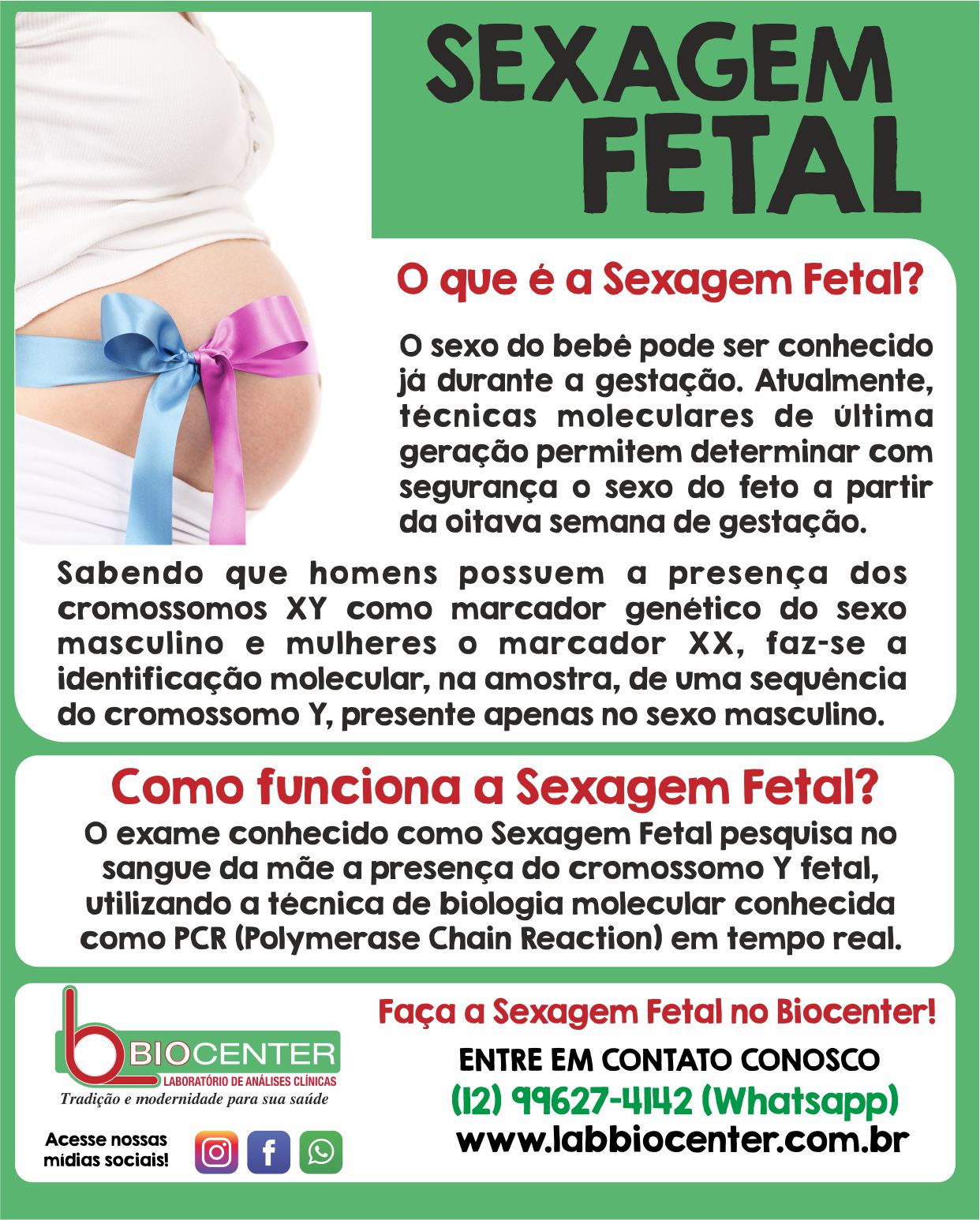 Você faz alguma ideia do que seja sexagem fetal?